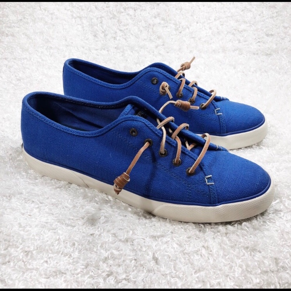 Sperry Blue Slip On Sneakers